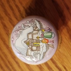 Vintage Crummles English Enamel Annual Anno Domini Trinket/Pill Box 1986